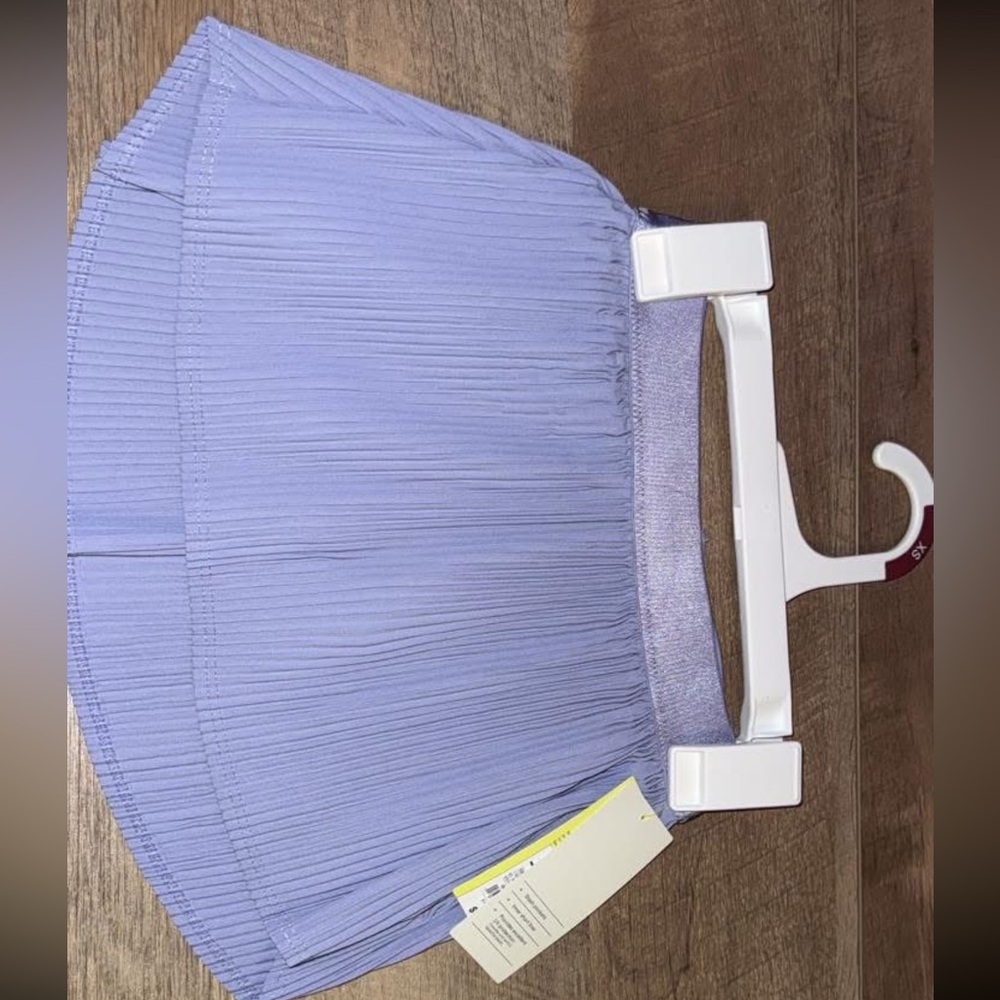 Lavender Pleated kids Skirt